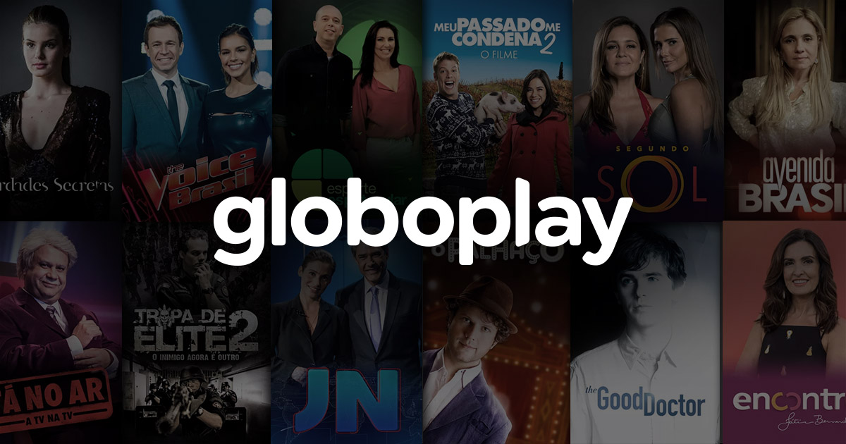 Imagem de divulgação do serviço de streaming Globoplay canais ao vivo globo