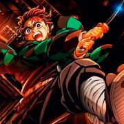 Tanjiro em cena de Demon Slayer: Castelo Infinito