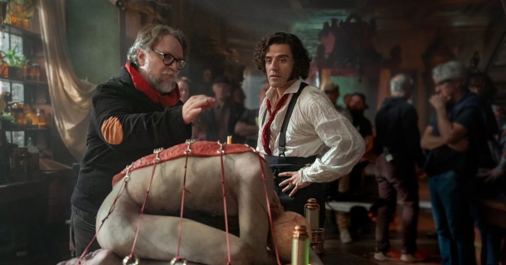 Oscar Isaac em Frankenstein de Guillermo del Toro